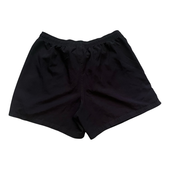 Nike athletic sports activewear shorts S(4-6) black pockets split hem logo - Picture 7 of 13
